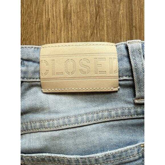 Closed Glow Up High Rise Wide Leg Jeans Women’s 26 Light Blue. C91304-03-CH - Picture 8 of 10